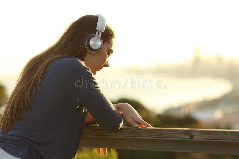 Listening to music
